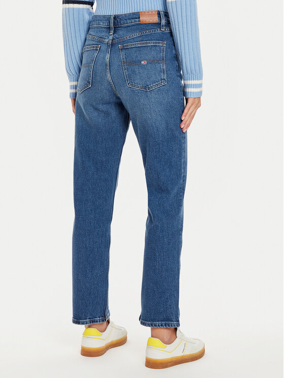 Tommy Jeans Tommy Jeans Blugi Izzie DW0DW19600 Albastru Straight Fit