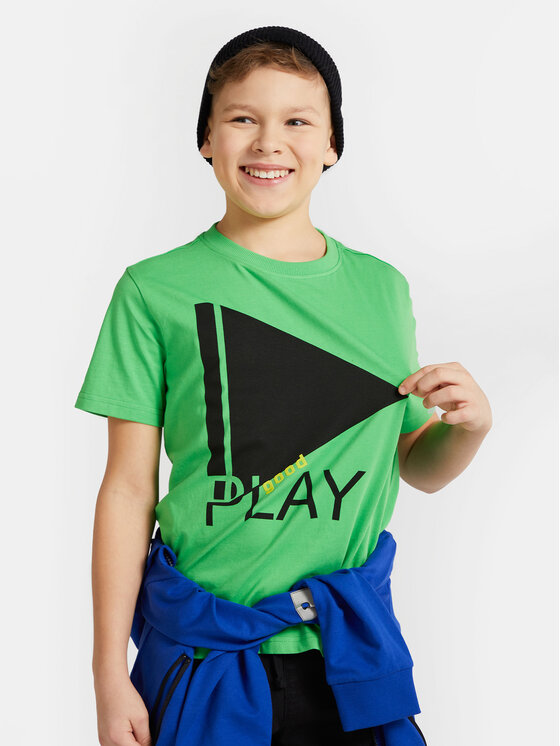 Coccodrillo Coccodrillo T-shirt WC4143208GBJ Verde Regular Fit