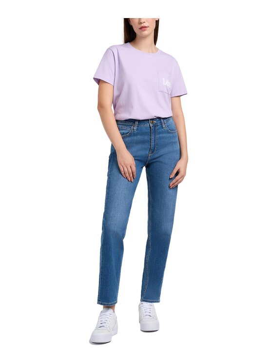 Lee Lee Jeansy 112351160 Niebieski Regular Fit
