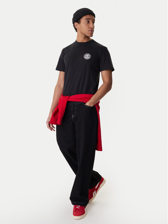 Element Element Tričko Seal BP SS ELYZT00596 Čierna Regular Fit