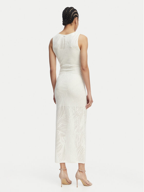 Guess Guess Повсякденна сукня W6GKAX Z0981 Кремовий Slim Fit