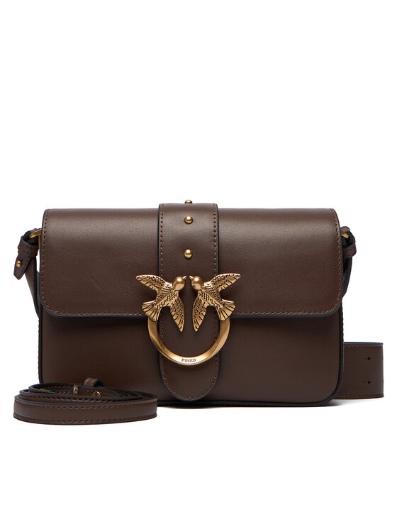 PINKO PINKO Handtasche Love One Mini Slouchy Fl Al 25-26 104340 A0QO Braun