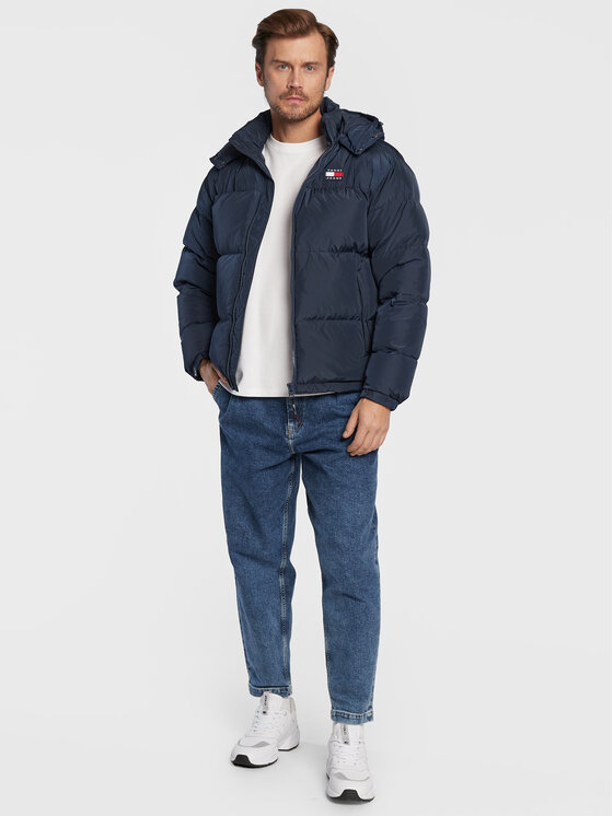 Tommy Jeans Tommy Jeans Пухено яке Alaska DM0DM15445 Тъмносин Regular Fit