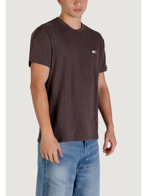 Tommy Jeans Tommy Jeans T-shirt DM0DM22667 Marrone Casual Fit