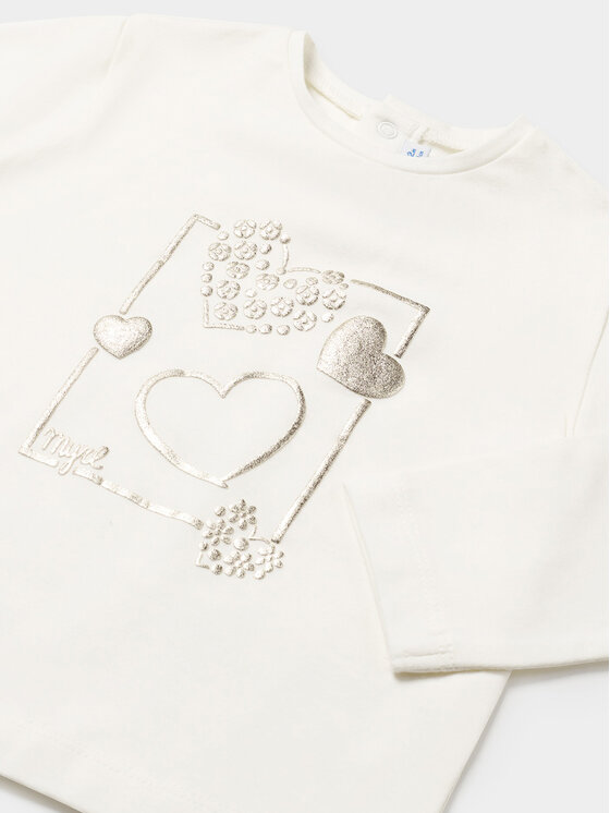 Mayoral Mayoral Bluse 116 Écru Regular Fit