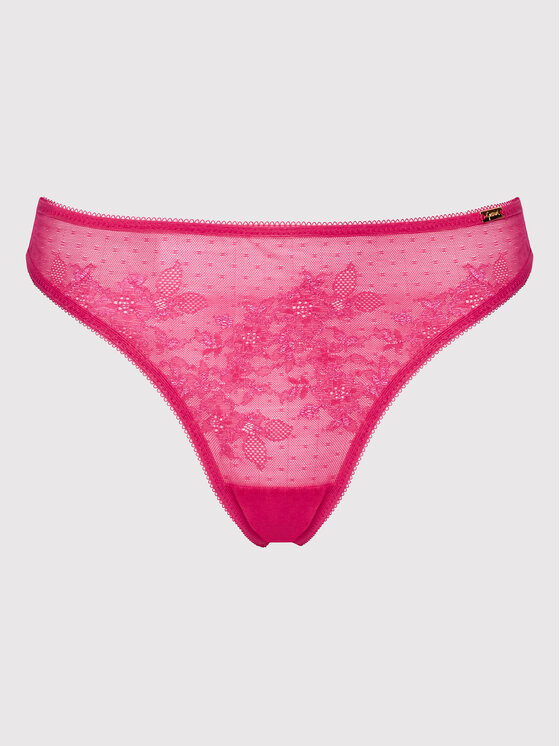 Gossard Gossard Бикини тип прашка Glossies Lace 13006 Розов