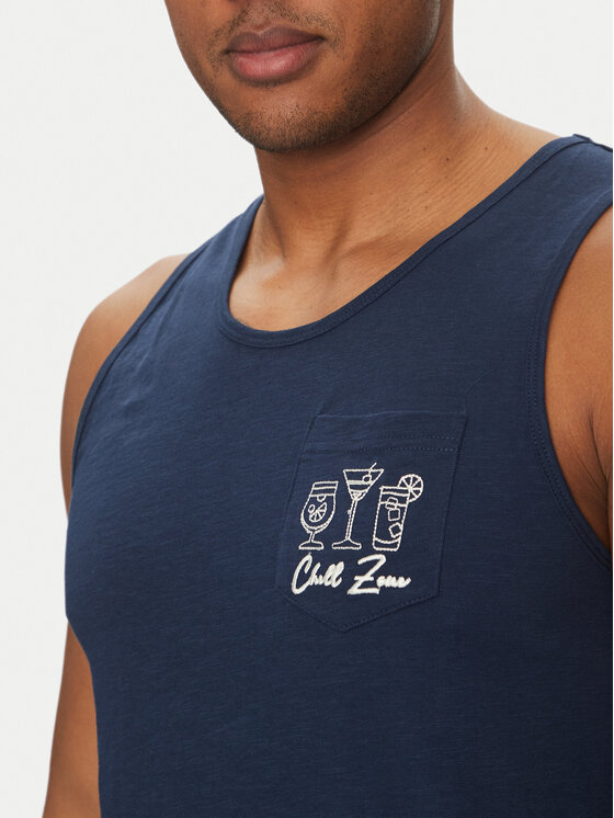Blend Blend Tank top 20718289 Tamnoplava Regular Fit