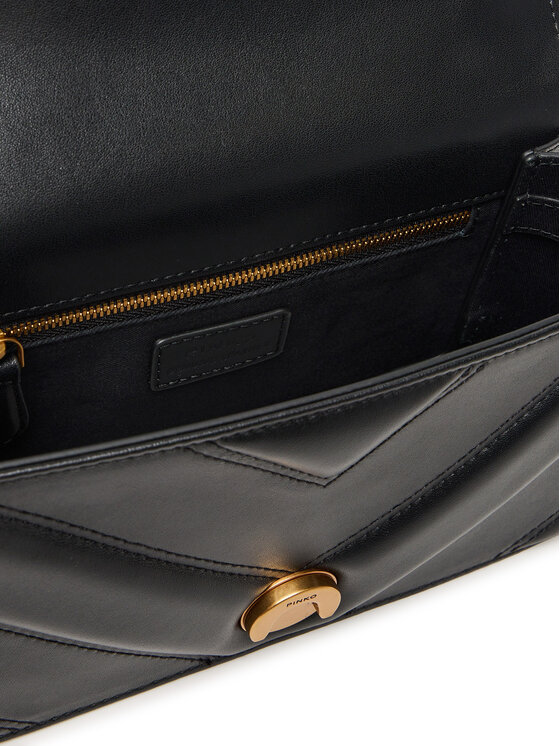 PINKO PINKO Handtasche Love One Mini Light Dc. Al 25-26 PLTT 104550 A2OS Schwarz