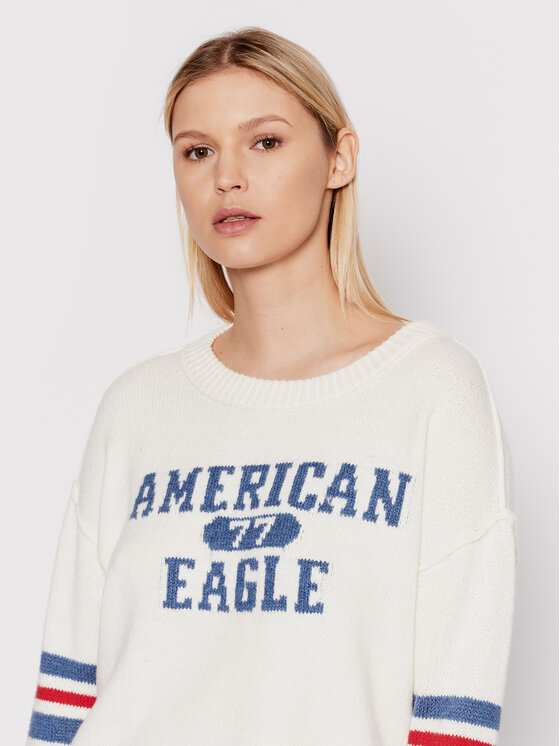 American Eagle Pullover 034 0348 9575 WeiB Regular Fit Modivo