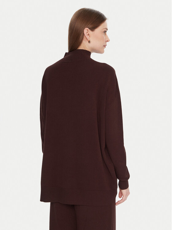 Kontatto Kontatto Maglione 3M0822C Marrone Relaxed Fit