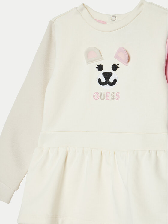 Guess Guess Kinderset A5RG01 KA6R4 Écru Regular Fit