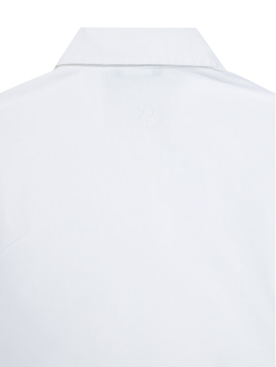 United Colors Of Benetton United Colors Of Benetton Košeľa 5EW7CQ04A Biela Oversize