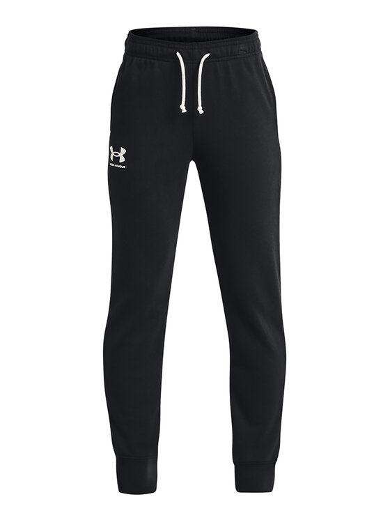 Under Armour Spodnji Del Trenirke UA Rival Terry Joggers 1377254 Črna Regular Fit