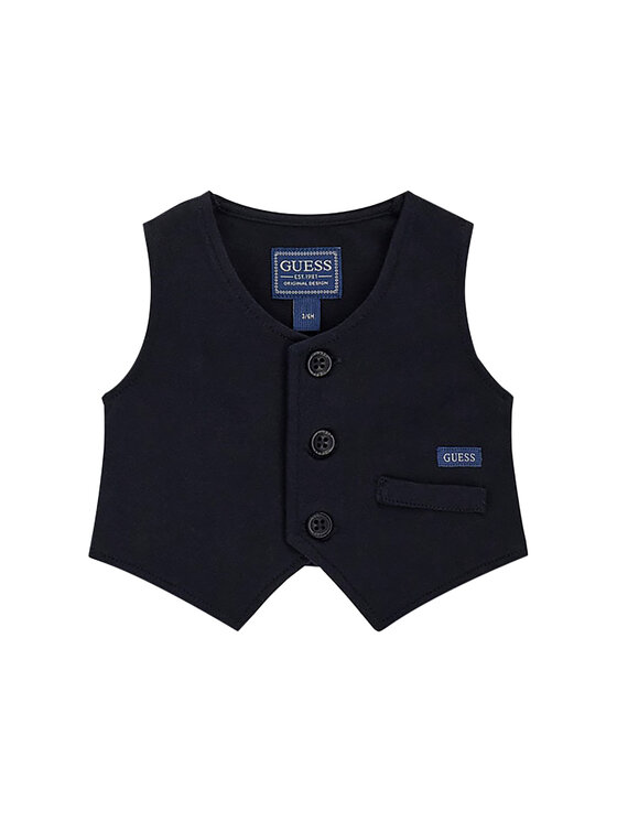 Guess Guess Komplekti kuuluvad särk, vest ja riidest püksid I6BG05 K6216 Tumesinine Regular Fit