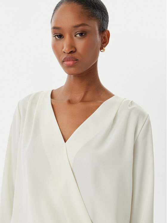 Rinascimento Rinascimento Bluza CFC0122613003 Écru Regular Fit