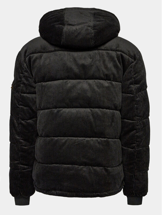 Alpha Industries Alpha Industries Зимно яке Cord 138118 Черен Regular Fit