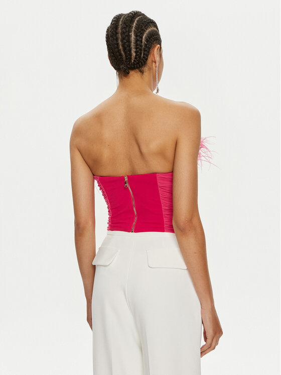 Patrizia Pepe Patrizia Pepe Bluză 8M1651 J116-M513 Roz Slim Fit