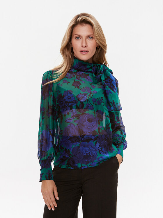 Liu Jo Liu Jo Bluzka CF3331 T3079 Zielony Regular Fit