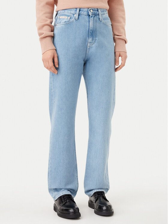 Calvin Klein Jeans Calvin Klein Jeans Jeansy J20J224997 Modrá Straight Fit