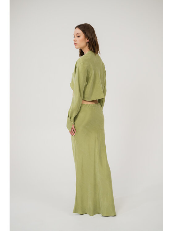 ROSE AVENUE ROSE AVENUE Sukienka koktajlowa JULIE Zielony Slim Fit