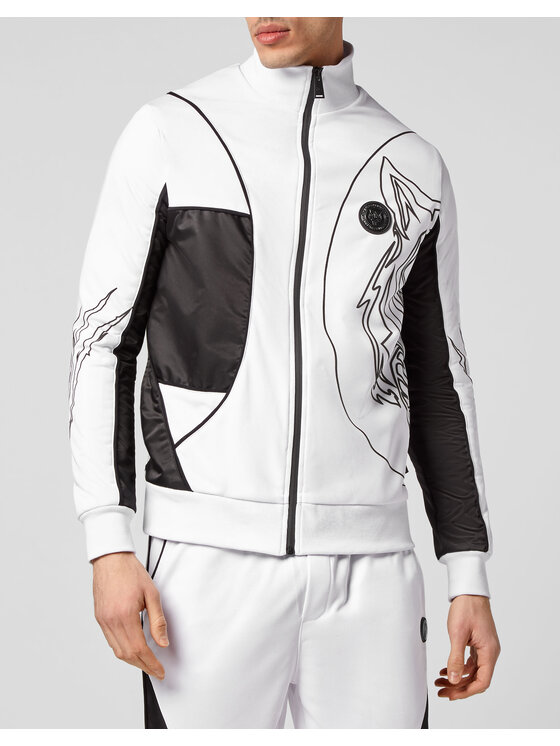 Plein Sport Plein Sport Completo top e pantaloni 2231 Bianco Regular Fit