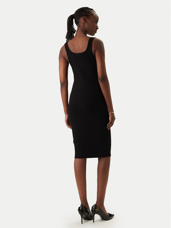 Versace Jeans Couture Versace Jeans Couture Kleid für den Alltag 80HAO943 J0198 Schwarz Slim Fit