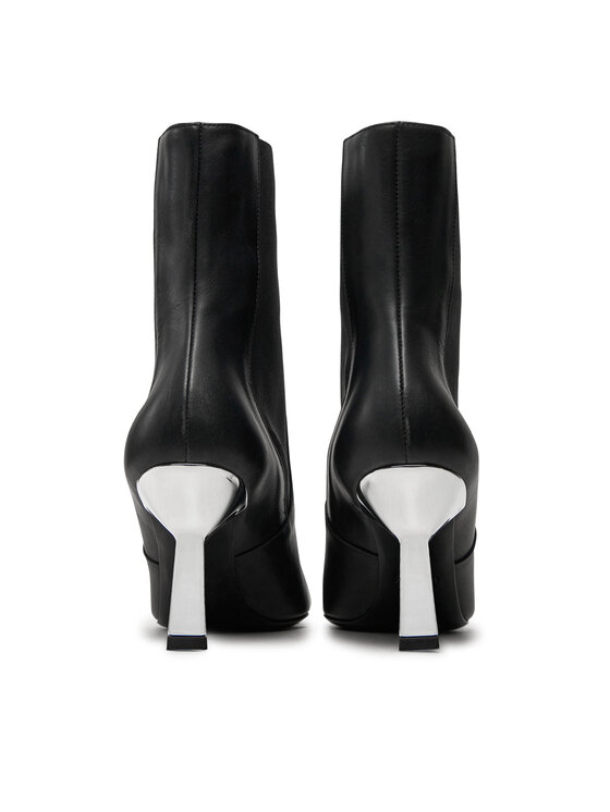 Pollini Pollini Μποτάκια SA24107C0LTDT000 Μαύρο