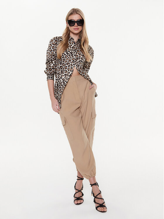 HUGO Hugo Koszula The Boyfriend Shirt 50484436 Kolorowy Oversize