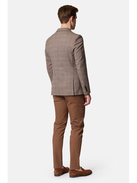 Lancerto Lancerto Marynarka Awinion MA131124000013 Beżowy Slim Fit