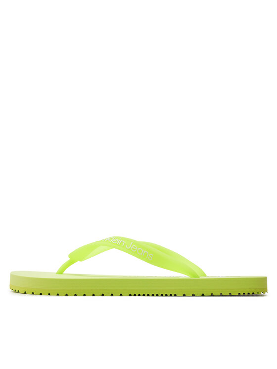 Calvin Klein Jeans Calvin Klein Jeans Šlepetės per pirštą Beach Sandal Monologo Tpu YW0YW01246 Žalia