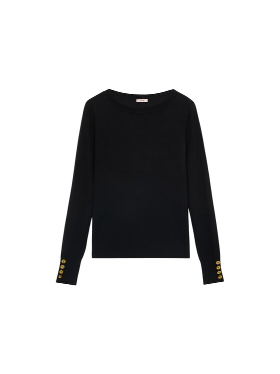 Oltre Oltre Maglione M288J105146N033 Nero Slim Fit