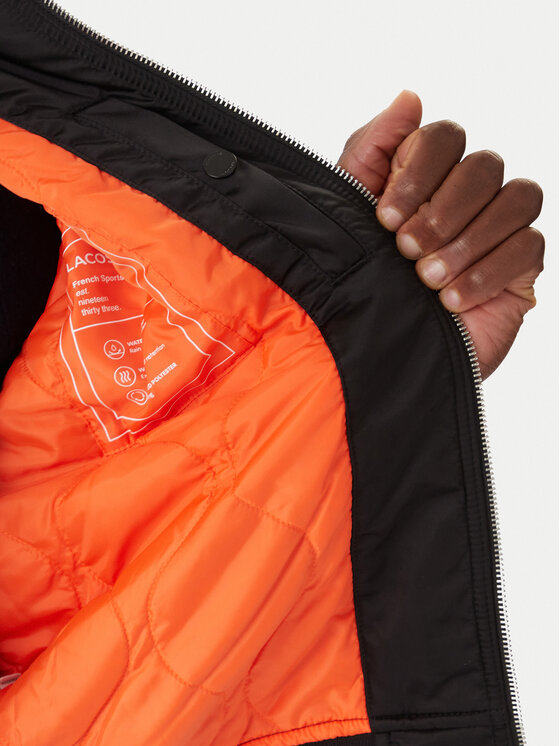 Lacoste Lacoste Μπόμπερ μπουφάν BH2899 Μαύρο Regular Fit