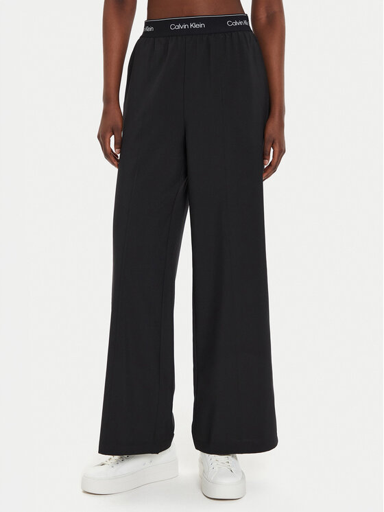 Calvin Klein Performance Calvin Klein Performance Jogginghose 00GWF4P606 Schwarz Wide Leg