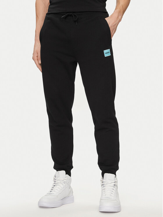 HUGO Hugo Teplákové kalhoty Doak212 50447963 Černá Regular Fit