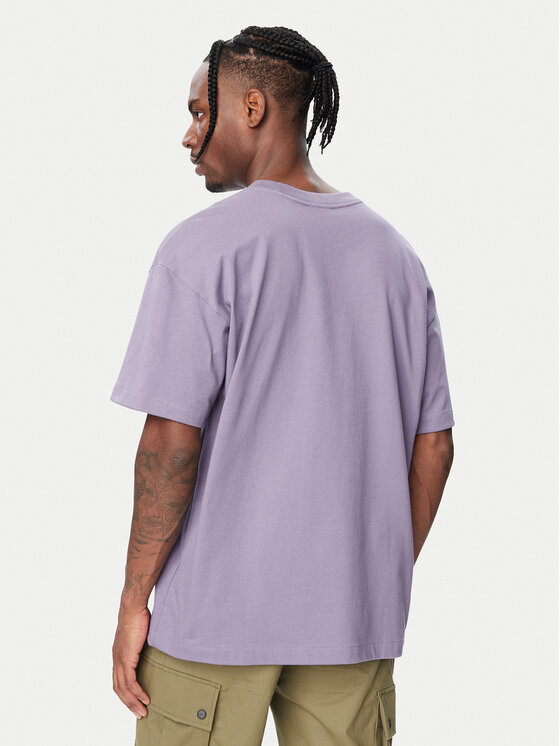 The North Face The North Face T-Shirt Red Box NF0A8EG5NNK1 Ανοιχτό μοβ Relaxed Fit