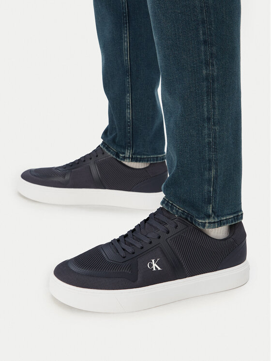 Calvin Klein Calvin Klein Sportcipők Classic Cups Laceup Knit HM0HM02130 Sötétkék