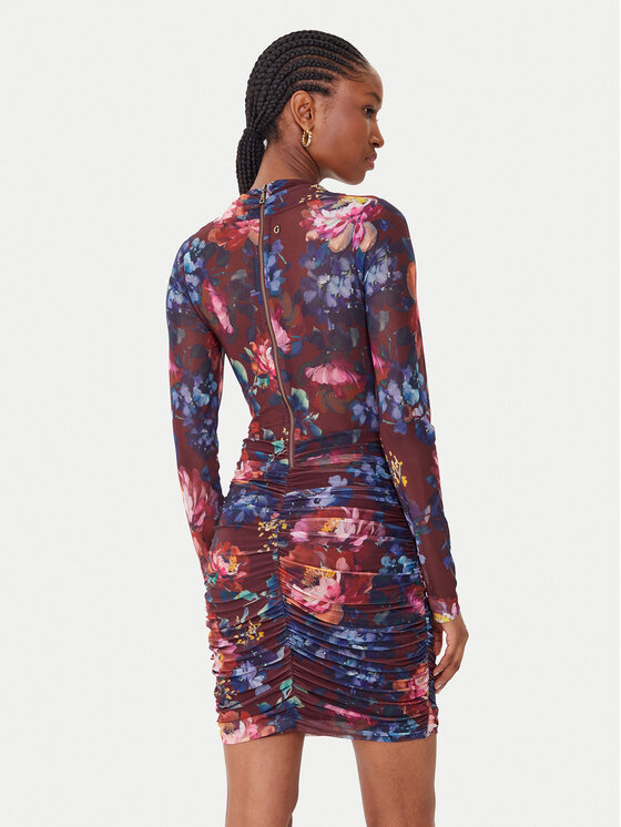 Guess Guess Коктейлна рокля W5BK65 KCZC2 Цветен Slim Fit