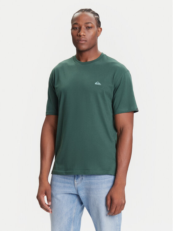 Quiksilver Quiksilver Majica Salt Water Ss EQYZT08204 Zelena Regular Fit
