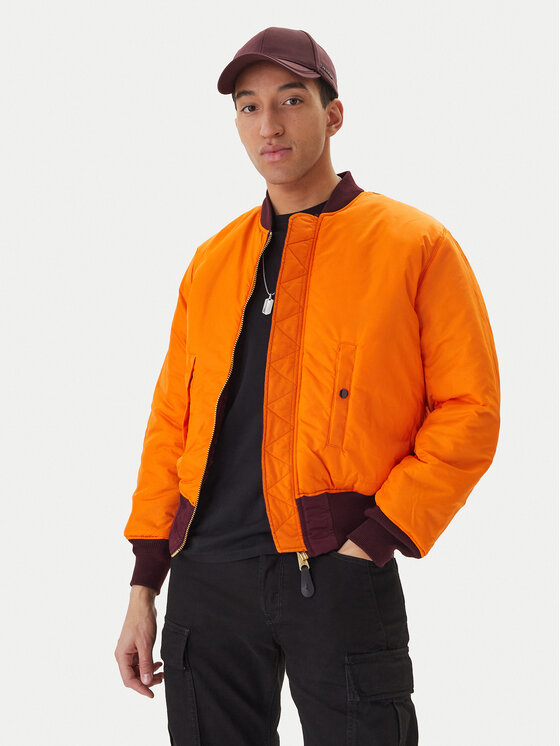Alpha Industries Alpha Industries Bomber dzseki 258500 Bordó Regular Fit
