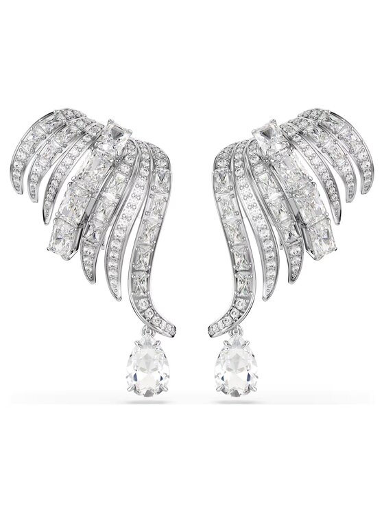 Swarovski Swarovski Kolczyki Klipsy Vienna 5755961 Srebrny