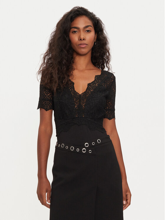 Morgan Morgan Bluză 242-DANAEL Negru Slim Fit