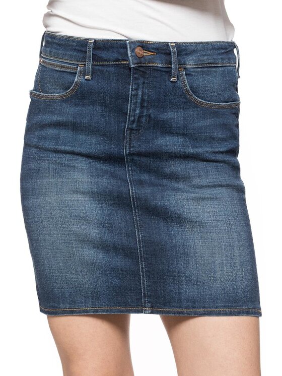 Wrangler Wrangler Minigonna SKIRT Blu Regular Fit