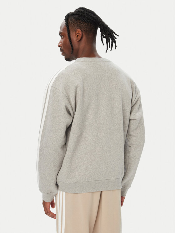 adidas adidas Bluza Essentials 3-Stripes Fleece KY4158 Szary Regular Fit