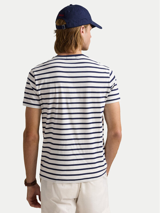 Polo Ralph Lauren Polo Ralph Lauren T-shirt 710938134004 Bijela Slim Fit