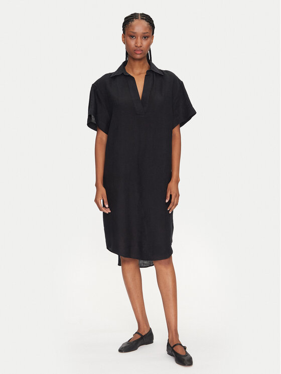Gant Gant Nyári ruha 4503433 Fekete Relaxed Fit
