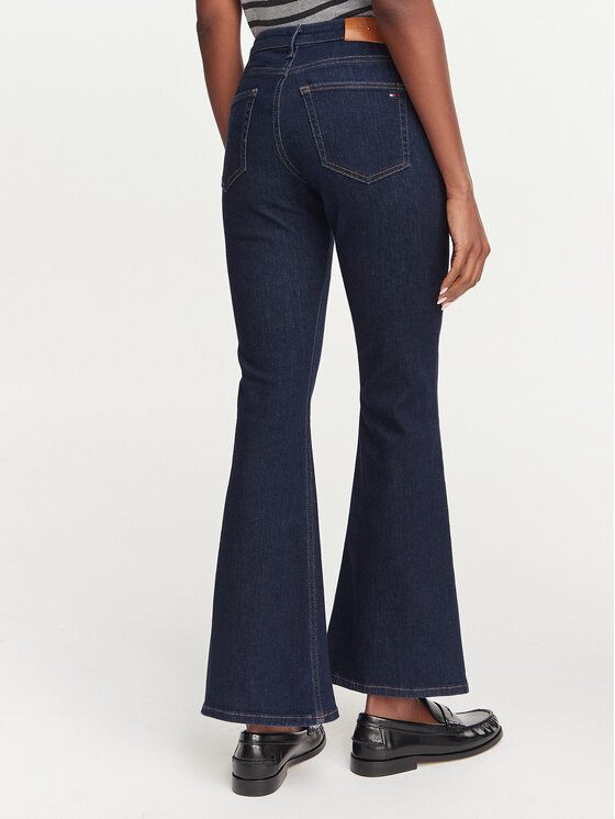 Tommy Hilfiger Tommy Hilfiger Džínsy Luna WW0WW52185 Tmavomodrá Flare Fit