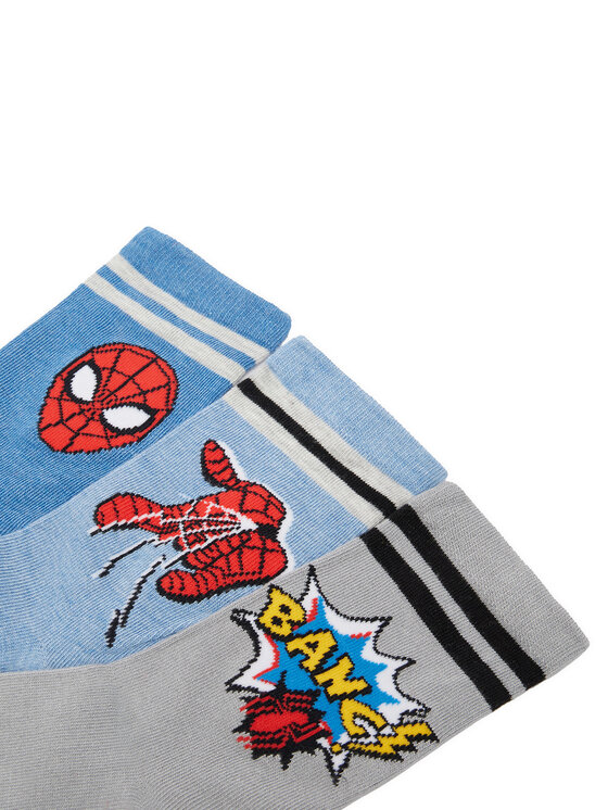 Spiderman Ultimate Spiderman Ultimate Pikad sokid CEO-ACCCS-SS26-307SPRMV(3-PACK) Värviline
