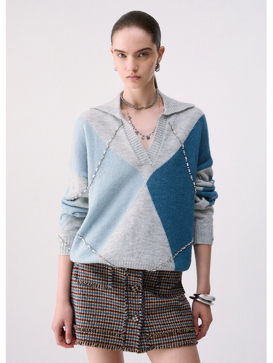 Liu Jo Liu Jo Maglione WF6182MA15RL9196 Azzurro chiaro Regular Fit