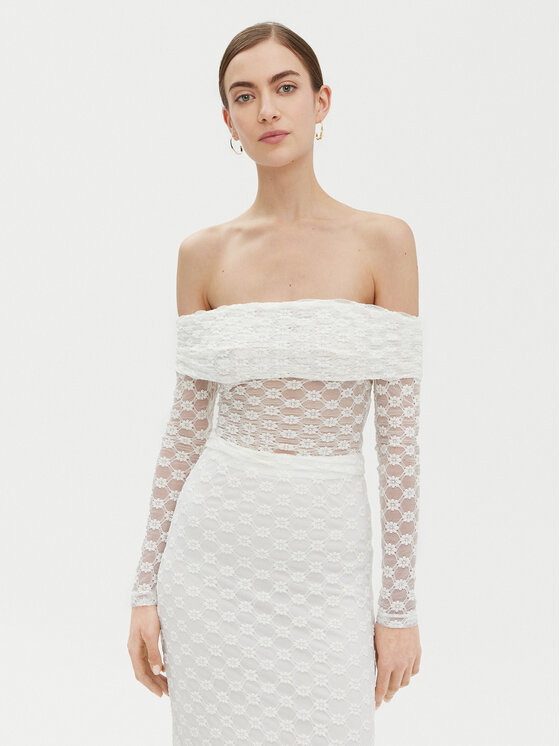 Bardot Bluză Femei, Mărimea: 14, Alb, 59742TB