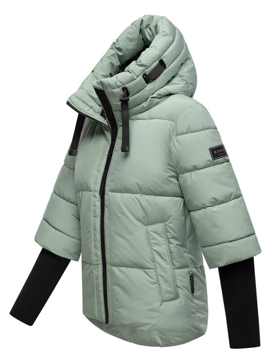 Navahoo Navahoo Kurtka zimowa Lotusherz Zielony Regular Fit